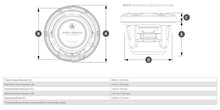 JL Audio M6 8.8in Coaxial Speakers White Sport Grille — 2