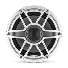 JL Audio M6 8.8in Coaxial Speakers White Sport Grille — 3