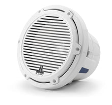 JL Audio M6 8in Subwoofer with White Classic Grille Infinite Baffle — 1