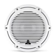 JL Audio M6 8in Subwoofer with White Classic Grille Infinite Baffle — 6