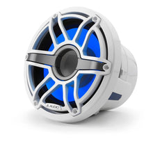 JL Audio M6 8in Subwoofer with White Sport Grille Infinite Baffle, RGB LED — 6