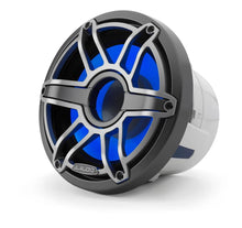 JL Audio M6 8in Subwoofer with Titanium Sport Grille Infinite Baffle,  RGB LED — 8