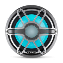JL Audio M6 8in Subwoofer with Titanium Sport Grille Infinite Baffle,  RGB LED — 10