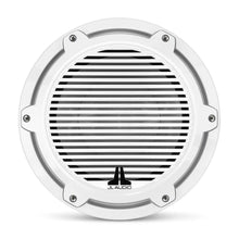 JL Audio M6 10in Subwoofer with White Classic Grille Infinite Baffle — 5