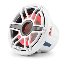 JL Audio M6 10in Subwoofer with White Sport Grille Infinite Baffle, RGB LED — 5