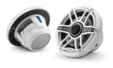 JL Audio M6 6.5in Coaxial Speakers White Sport Grille — 1