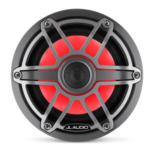 JL Audio M6 6.5in Coaxial Speakers Titanium Sport Grille with RGB LED — 7