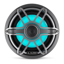 JL Audio M6 6.5in Coaxial Speakers Titanium Sport Grille with RGB LED — 9