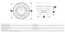 JL Audio M6 6.5in Coaxial Speakers White Sport Grille with RGB LED — 2