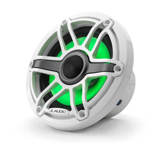 JL Audio M6 6.5in Coaxial Speakers White Sport Grille with RGB LED — 3