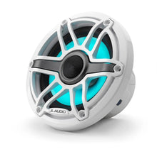 JL Audio M6 6.5in Coaxial Speakers White Sport Grille with RGB LED — 4