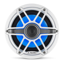 JL Audio M6 6.5in Coaxial Speakers White Sport Grille with RGB LED — 10