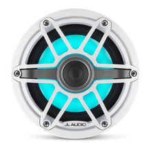 JL Audio M6 6.5in Coaxial Speakers White Sport Grille with RGB LED — 13