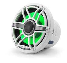 JL Audio M6 8.8in Coaxial Speakers White Sport Grille with RGB LED — 7