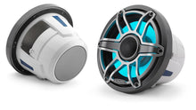 JL Audio M6 8.8in Coaxial Speakers Titanium Sport Grille with RGB LED — 1