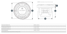 JL Audio M6 8.8in Coaxial Speakers Titanium Sport Grille with RGB LED — 2
