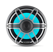 JL Audio M6 8.8in Coaxial Speakers Titanium Sport Grille with RGB LED — 4