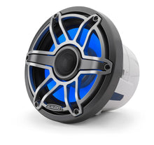 JL Audio M6 8.8in Coaxial Speakers Titanium Sport Grille with RGB LED — 6