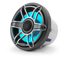 JL Audio M6 8.8in Coaxial Speakers Titanium Sport Grille with RGB LED — 7