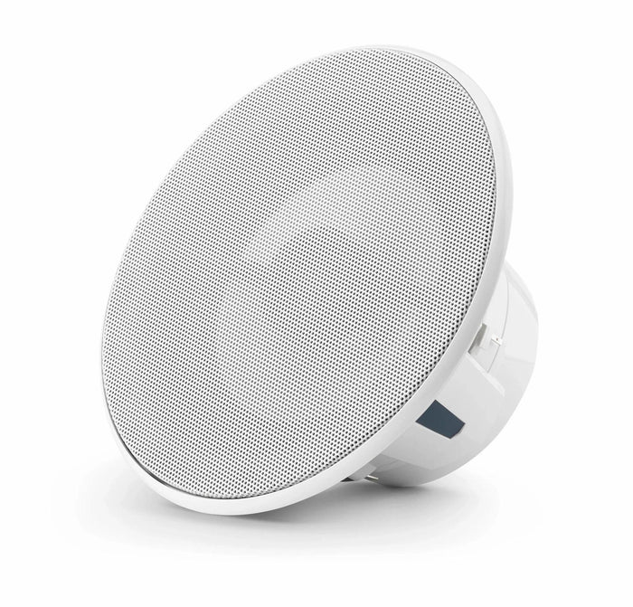 JL Audio M6 7.7in Coaxial Speakers White LUXe Grille Single Speaker M6-770X-L-GwGw-Single — 1
