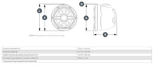 JL Audio M6 VeX 6.5in Enclosed System White Sport Grille with RGB LED — 2