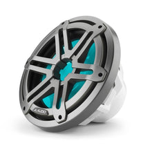 JL Audio M3 10in Marine Subwoofer Gray Sport Grille with RGB LED — 1