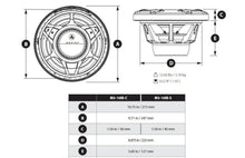 JL Audio M3 10in Marine Subwoofer White Sport Grille with RGB LED — 3