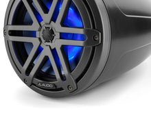 JL Audio M3 7.7in Enclosed Tower Speakers Gray Sport Grille with RGB LED — 3