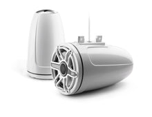 JL Audio M6 7.7in Enclosed Tower Speakers White Sport Grille — 1