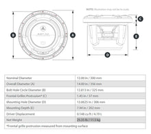 JL Audio M7 12in Subwoofer with White Classic Grille — 2