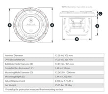 JL Audio M7 12in Subwoofer with White Sport Grille RGB LED — 2