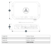 JL Audio MVi Marine Amplifier 2 Channel Full-Range 600 Watts 12v Integrated DSP — 2