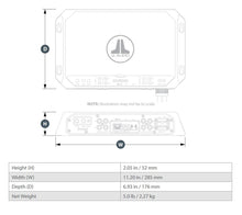JL Audio MVi Marine Amplifier 4 Channel Full-Range 400 Watts 12v Integrated DSP — 2