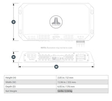 JL Audio MVi Marine Amplifier 5 Channel Full-Range 700 Watts 12v Integrated DSP — 2