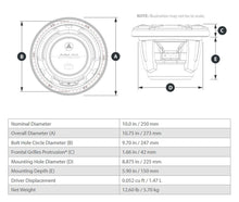JL Audio M6 10in Subwoofer with White Sport Grille — 2