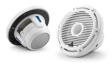 JL Audio M6 6.5in Coaxial Speakers White Classic Grille — 1