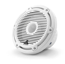 JL Audio M6 6.5in Coaxial Speakers White Classic Grille — 6