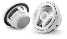 JL Audio M6 7.7in Coaxial Speakers White Classic Grille — 1