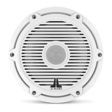 JL Audio M6 7.7in Coaxial Speakers White Classic Grille — 3