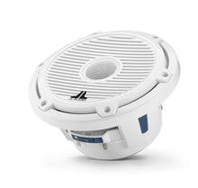 JL Audio M6 7.7in Coaxial Speakers White Classic Grille — 5
