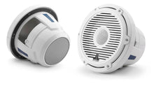 JL Audio M6 8.8in Coaxial Speakers White Classic Grille — 1
