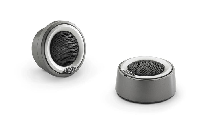 JL Audio M6 1in Component Tweeter Gray Mounting Cups and Titanium Trim — 1