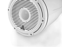 JL Audio M6 8.8in Enclosed Tower Speakers White Classic Grille — 3
