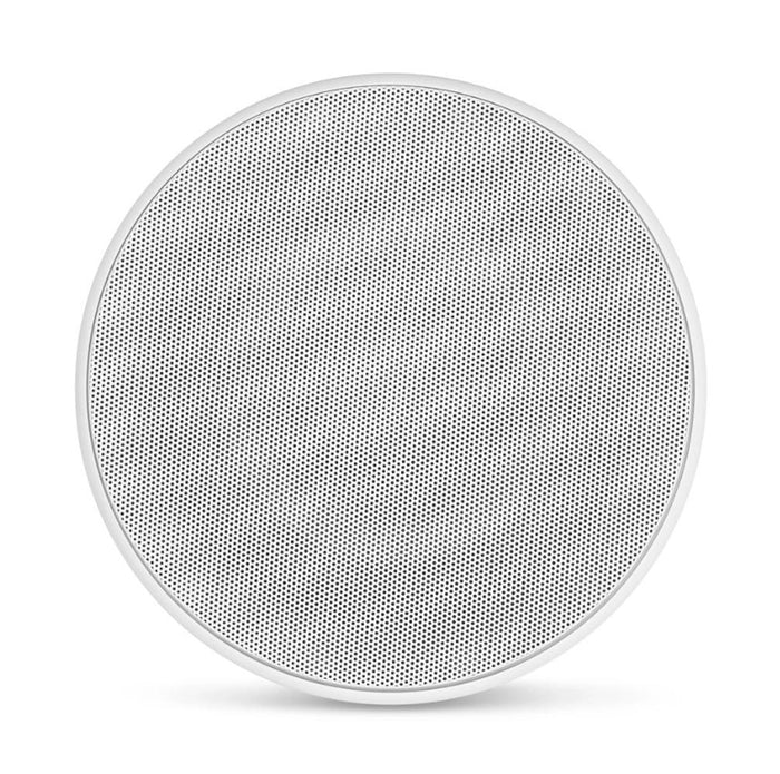 JL Audio M6 8in Subwoofer White LUXe Grille Infinte Baffle — 1