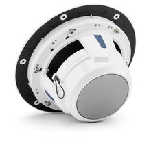 JL Audio M6 8in Subwoofer White LUXe Grille Infinte Baffle — 2