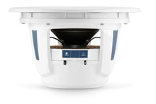 JL Audio M6 10in Subwoofer White LUXe Grille Single Speaker — 5