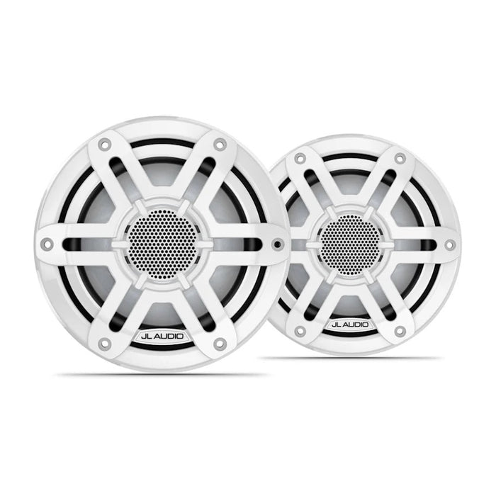 JL Audio M200 6.5in Marine Speaker Pair with White Sport Grille