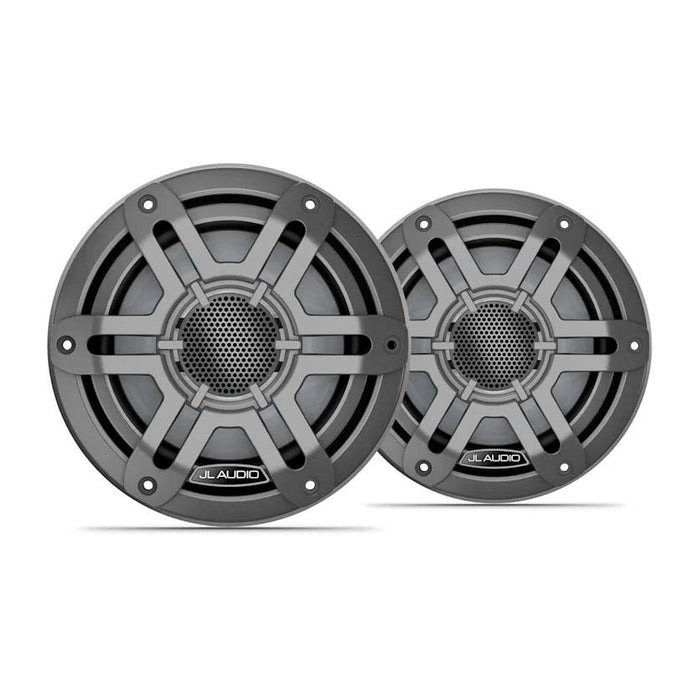 JL Audio M200 6.5in Marine Speaker Pair with Gray Sport Grille