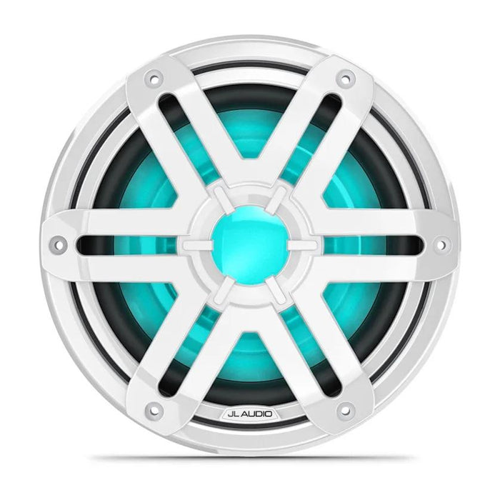 JL Audio M200 10in Marine Subwoofer with LED and White Sport Grille