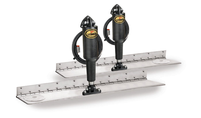 Lenco 4inx24in Hybrid Trim Tab Kit 12V